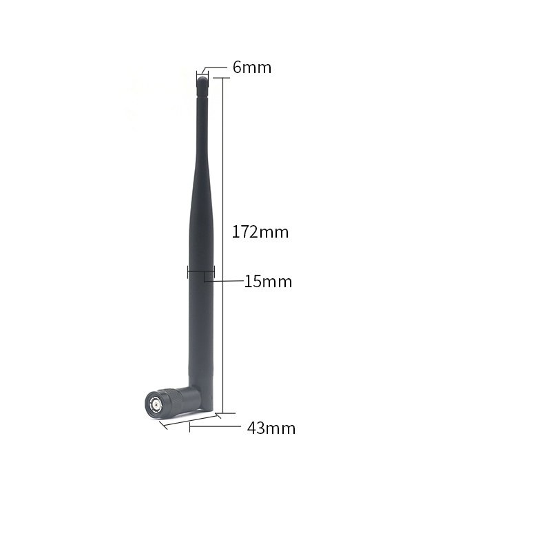 201mm GSM 850MHz 900MHz 1800MHz 1900MHz Antenna, 2.4GHz Rubber Antenna TNC Male Connector 2.4G WiFi Antenna - Image 2