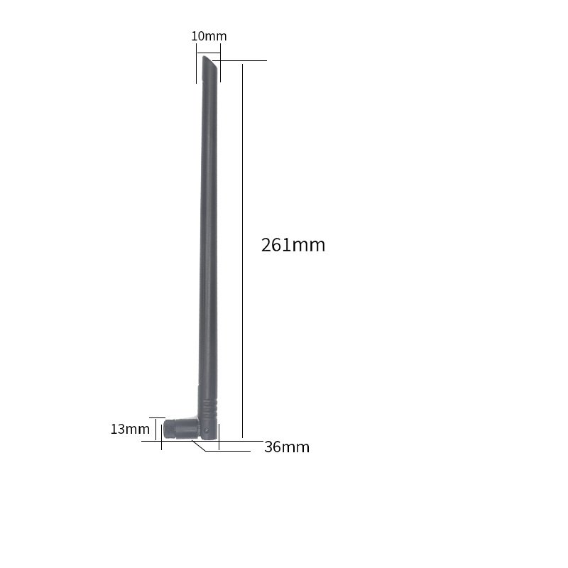 283mm Low Noise High Gain Supplier Flexible 2.4Ghz Wifi Antenna Rubber Omni Directional Antenna Wifi Receiver Antenna Sma /N/TNC - Image 2