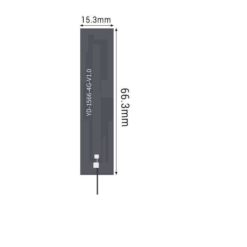 66.3*15.3mm 4dBi 4G 698-2700MHZ LTE Antenna Internal Aerial FPC Antenna For ZigBee Module - Image 2