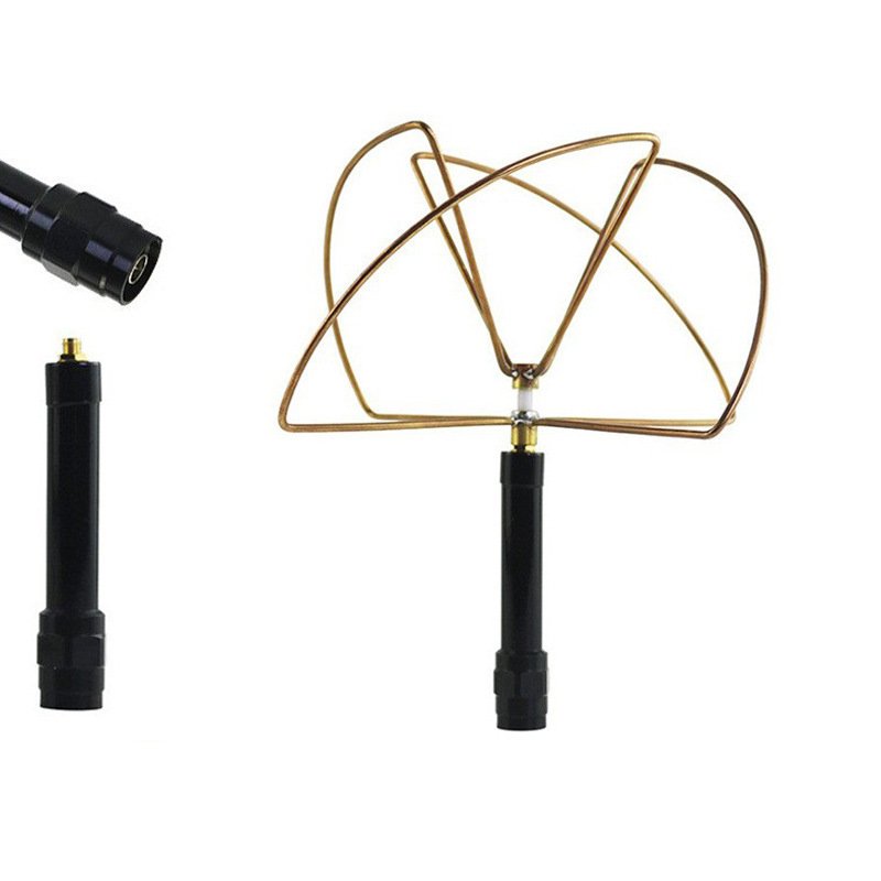 850-1000 MHZ black fiberglass reinforced plastic four-leaf clover high-power and high-gain 9DBI drone antenna - Image 3