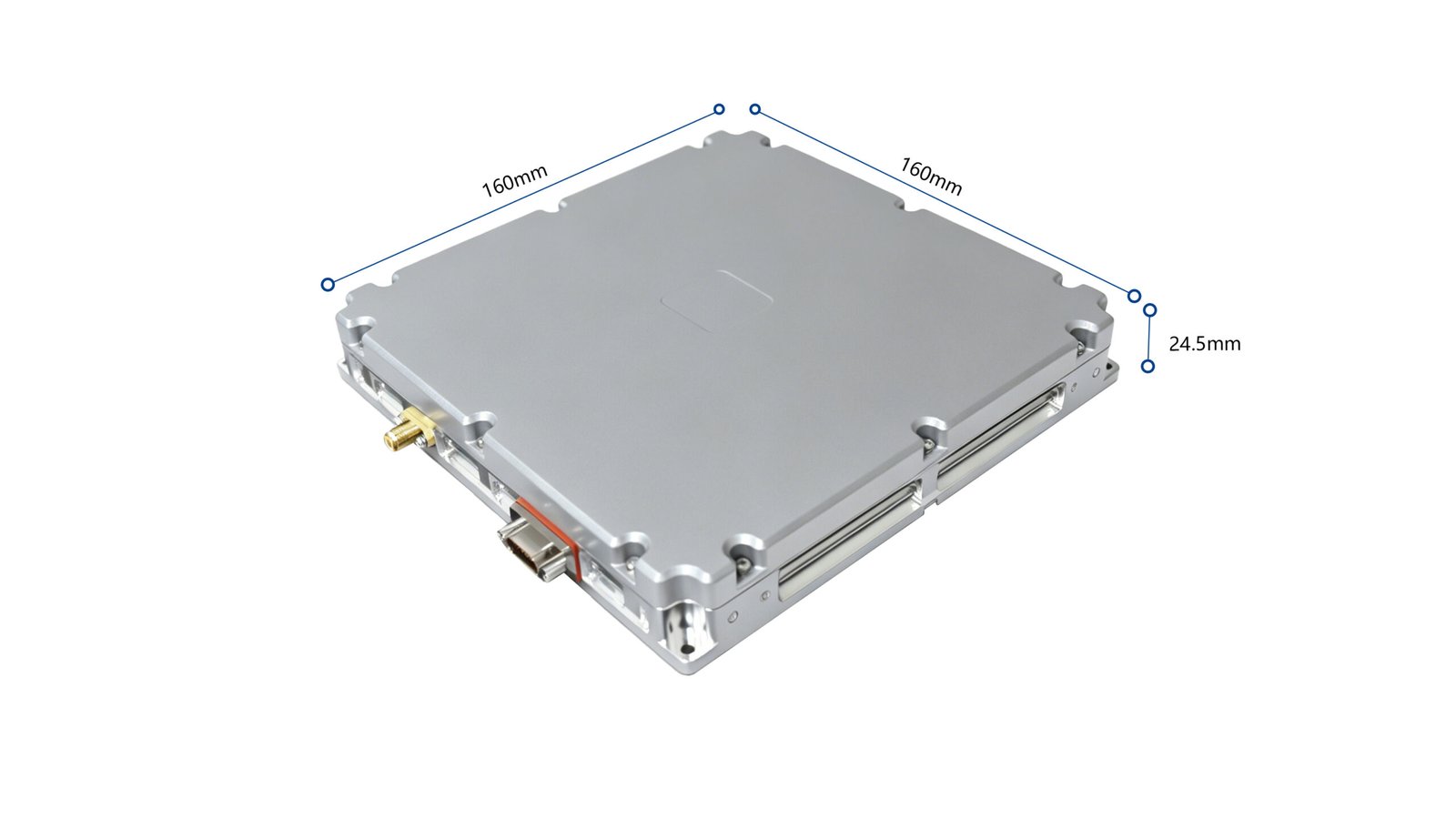 YDAJ-P8160D Dual-8 Elements 160x160mm High-Performance Anti-Jamming GNSS Antenna BDS_B1 Galileo E1 GPS L1 + L5 Industry Drones Anti-Jaming - Image 11
